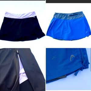 Set of 2 Tennis Skirts! Avia and Head, Sz S